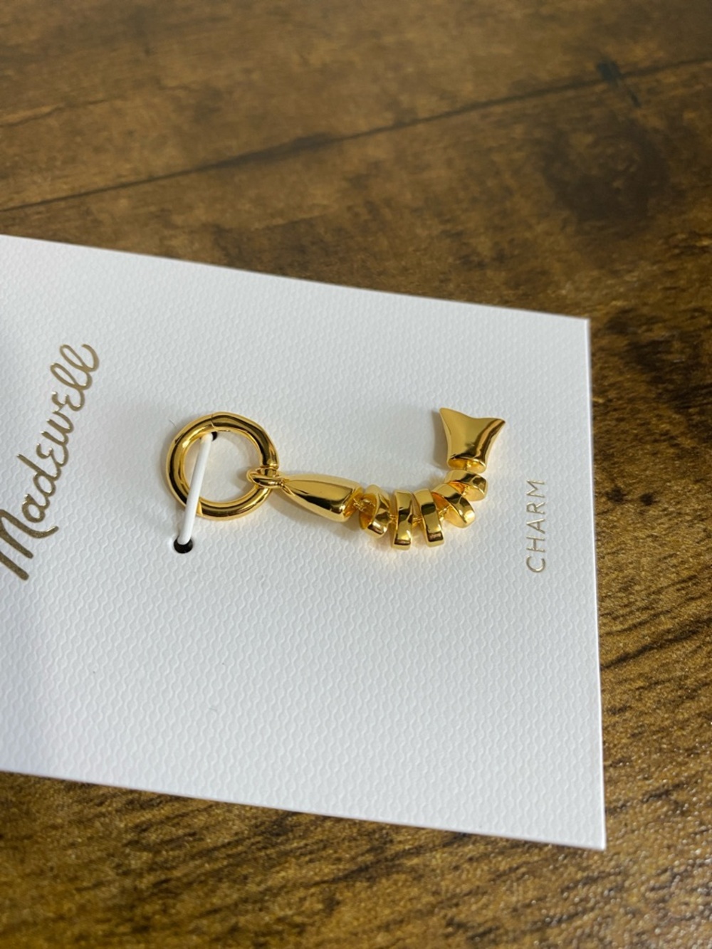 NWT MADEWELL Pierced Fish Charm - Picture 7 of 8